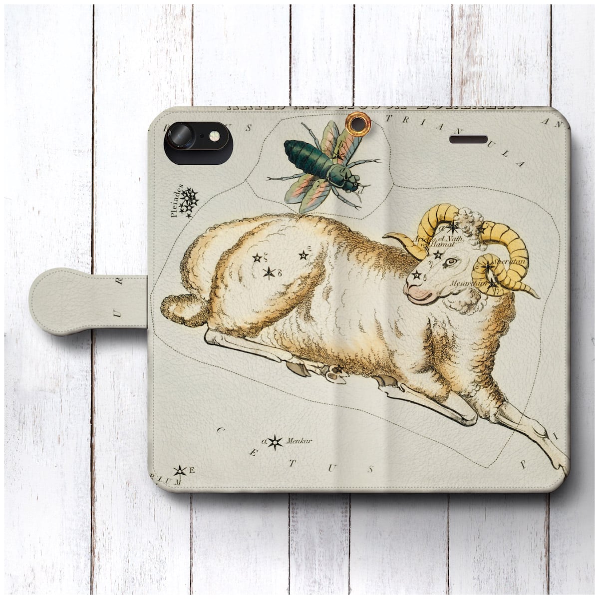 iPhone6sPlus ケース スマホケース 全機種対応 手帳型 絵画 ケース 人気 あいふぉん ケース 丈夫 耐衝撃 牡羊座 天文図